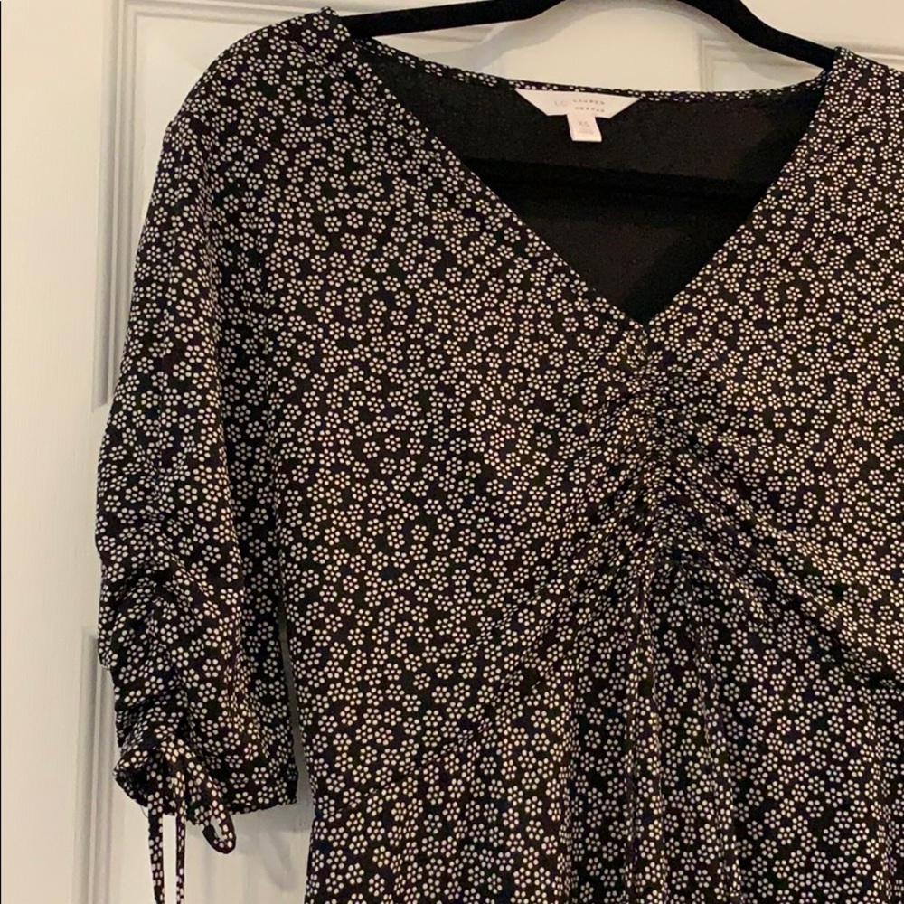 B&W Floral Dress - Picture 2 of 3